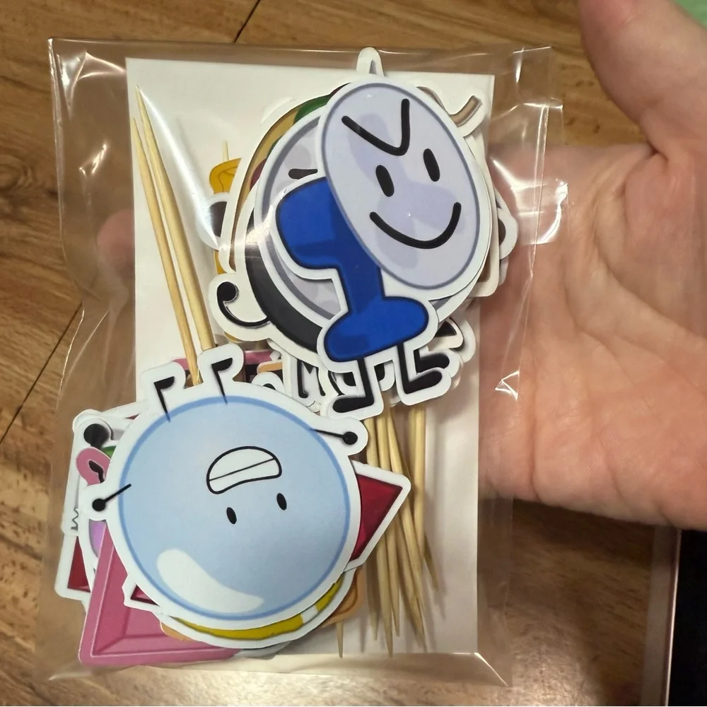 Battle for dream island Characters Party cupcake toppers